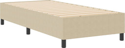 vidaXL - Boxspringbed - Lichtgroen - en - Grijs - 80x200 - cm - Corduroy - Stof