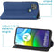 iMoshion Hoesje Geschikt voor Motorola Moto G9 Power Hoesje Met Pasjeshouder - iMoshion Slim Folio Bookcase - Donkerblauw