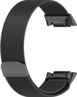 Milanees Bandje Geschikt Voor Fitbit Charge 5 - Zwart
