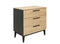Xem 2-part nursery Matt Black Oak - 2-part nursery