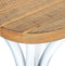 Alterego Cottage Mini Barkruk - Verouderde Walnoten Afwerking - 47x50x100cm