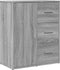 vidaXL - Dressoir - 60x31x70 - cm - bewerkt - hout - grijs - sonoma