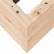 vidaXL - Plantenbak - 70x40x68,5 - cm - massief - grenenhout