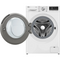LG W4WR70X61 - Was-droogcombinatie - 10 kg wassen - 6 kg drogen - 1400 tpm - Steam & TurboWash 360° - Wit