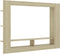 vidaXL - Tv-meubel - 152x22x113 - cm - bewerkt - hout - sonoma - eikenkleurig