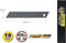 Olfa LBB-10 - Heavy duty reservemesjes - 18mm zwart - Blister van 10