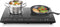 Royalty Line® DIP4000 Inductie Kookplaat Vrijstaand - 2 Platen - 1400W + 2000W - Ø25cm Inductiekookplaat - Elektrische Kookplaat 2 Pits2 Pits - Zwart