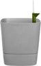 Elho Greensense Aqua Care 38 - Bloempot met Waterreservoir - 100% Gerecycled Plastic - Licht Beton - Ø 38.0 x H 38.9 cm