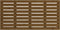vidaXL - Hoofdbord - wandmontage - 126x3x63 - cm - grenenhout - honingbruin