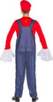 dressforfun - Herenkostuum super loodgieter Mario XL - shirt met lange mouwen tuinbroek muts snor handschoenen