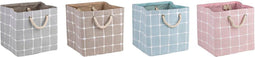 Decoratieve Doos DKD Home Decor Polyester EVA (30 x 30 x 30 cm) (4 Stuks)