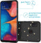 imoshion Hoesje Geschikt voor Samsung Galaxy A20e Hoesje Siliconen - imoshion Design hoesje - Zwart / Meerkleurig / Goud / Stars Gold
