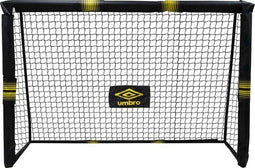 Umbro Voetbaldoel - Voetbal Goal 180 x 120 x 60 cm - Snelle Montage - Metaal - Zwart/Geel