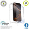 Muvit for Change iPhone 17 Pro - Telefoonhoes en schermbeschermer - Bescherming tegen krassen - Zwart