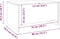 vidaXL - Salontafel - 80x55,5x41,5 - cm - bewerkt - hout - wit