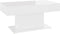 vidaXL - Salontafel - 96x50x45 - cm - bewerkt - hout - hoogglans - wit