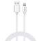 Savio CL-193 - USB-kabel - USB 2.0 2 m USB A USB C/Lightning - Wit