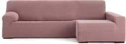 Hoes voor chaise longue met lange armleuning rechts Eysa JAZ Roze 180 x 120 x 360 cm