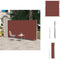 vidaXL - Tuinscherm - uittrekbaar - 160x300 - cm - bruin
