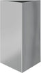 vidaXL - Plantenbak - driehoek - 50x43x75 - cm - gegalvaniseerd - staal