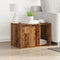 vidaXL - Kattenbakkast - 60x40x40 - cm - bewerkt - hout - oud - houtkleurig