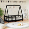 vidaXL - Kinderbedframe - 70x140 - cm - massief - grenenhout - zwart