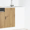 vidaXL - Keuken - onderkast - Porto - bewerkt - hout - artisanaal - eikenkleur