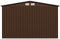 vidaXL - Tuinberging - 257x205x178 - cm - staal - bruin