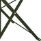 vidaXL - Vouwbare - tuinzetels - 2 - stuks - Donkergroen - Staal
