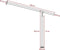 Monzana Trapleuning 160 cm - RVS - Verstelbaar - Modern