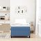 vidaXL - Bed - Frame - Blauw - 90x200 - cm - Corduroy - Stof