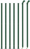 vidaXL - Gaashek - met - flens - 1x10 - m - groen