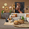 WOOOD Exclusive Dressoir New Gravure - Essen - Espresso - 85x200x44