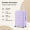 SKYCASES Urban Adventurer - Medium Reiskoffer - Cijferslot - 44x27x66cm - 79L - Paars