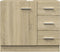 vidaXL - Wastafelkast - 63x30x54 - cm - bewerkt - hout - sonoma - eikenkleurig
