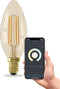 Calex Smart Filament LED Lamp - E14 - Dimbaar Warm Wit Licht - Goud (1 stuk)