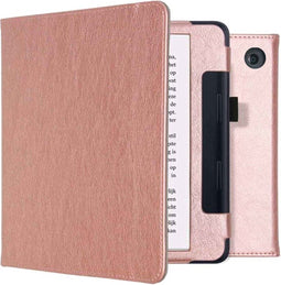 imoshion E-reader Hoesje - Geschikt voor Kobo Sage - Vegan Leather Bookcase - Rosé Goud