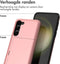imoshion Hoesje Geschikt voor Samsung Galaxy S23 Hoesje - Ruimte voor 2 pasjes - imoshion Backcover met pasjeshouder - Rosé Goud