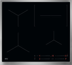AEG TO64IC00XB - Inductiekookplaat - 4 kookzones PowerBoost Hob2Hood - Zwart RVS