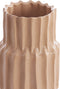Light&living Vaas deco Ø14,5x36 cm LONGA keramiek cognac bruin