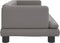 vidaXL - Hondenmand - 80x45x30 - cm - kunstleer - grijs