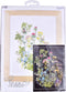 Thea Gouverneur - Borduurpakket met telpatroon - 424.05 - Voorgesorteerde DMC Garens - Wilde kruiden - Zwart Aida - 35 cm x 46 cm - DIY Kit