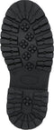 PS Poelman Korio - Leren Chunky Plateau Combat Veterlaarzen - Zwart - Dames - Maat 39
