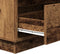 vidaXL - Nachtkastje - met - LED - in - Oude - Hout - 71x34,5x75 - cm