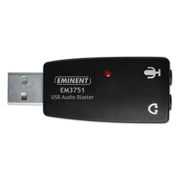 Eminent EM3751 - Geluidskaart - 5.1 ch USB 2.0 - Zwart