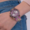 Guess Watches MAJESTY GW0771L4 - Polshorloge - Multi-functioneel met kristallen - Roze paars