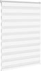 vidaXL - Zebra - rolgordijn - 95x150 - cm - stofbreedte - 90,9 - cm - polyester - wit