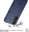 imoshion Hoesje Geschikt voor Samsung Galaxy A15 (5G) / A15 (4G) Hoesje Siliconen - imoshion Rugged Shield Backcover - Donkerblauw