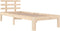 vidaXL - Bedframe - massief - hout - 90x190 - cm
