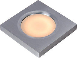 Lucide HAHNE - Inbouwspot Badkamer - Ø 4,5 cm - IP65 - Mat chroom